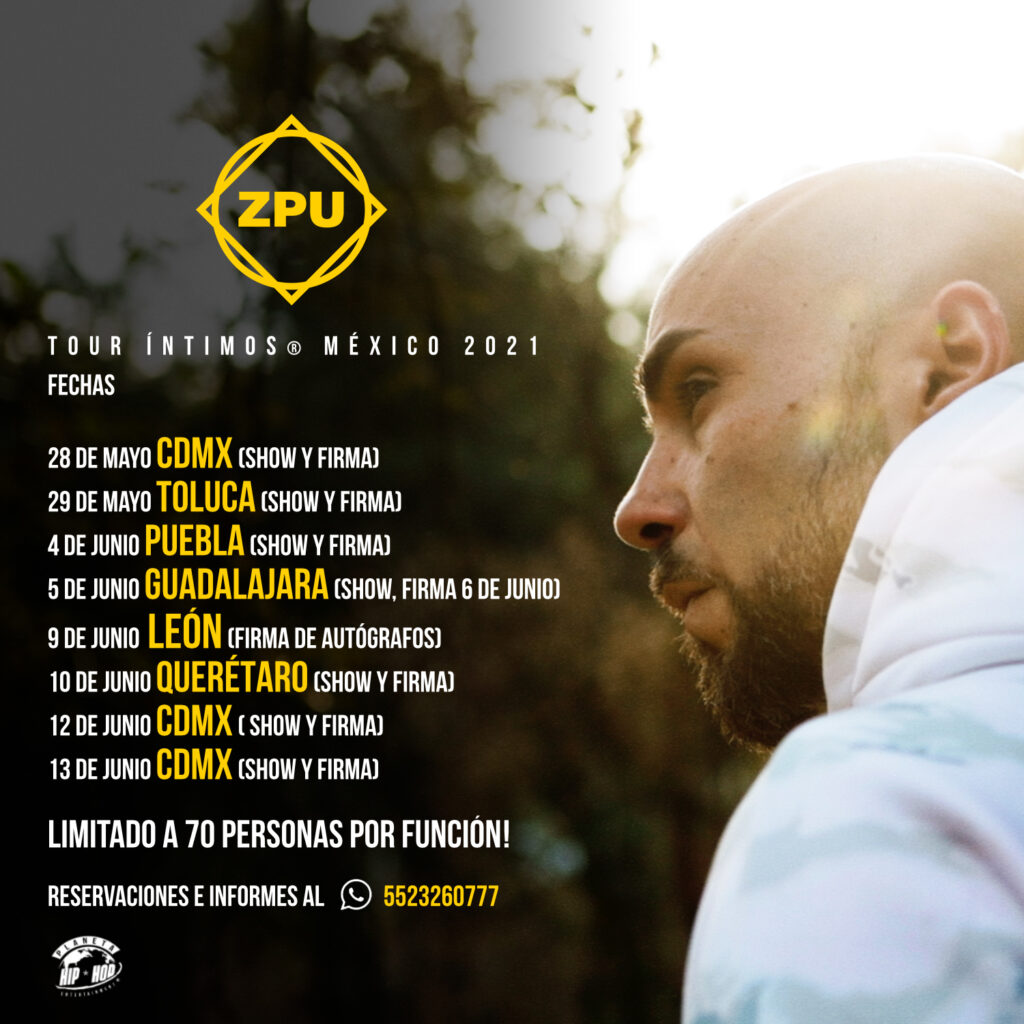 zpu íntimos méxico tour gira concierto quiebro fracturas espejo directo ciudad de cdmx toluca firma autógrafos puebla león guadalajara